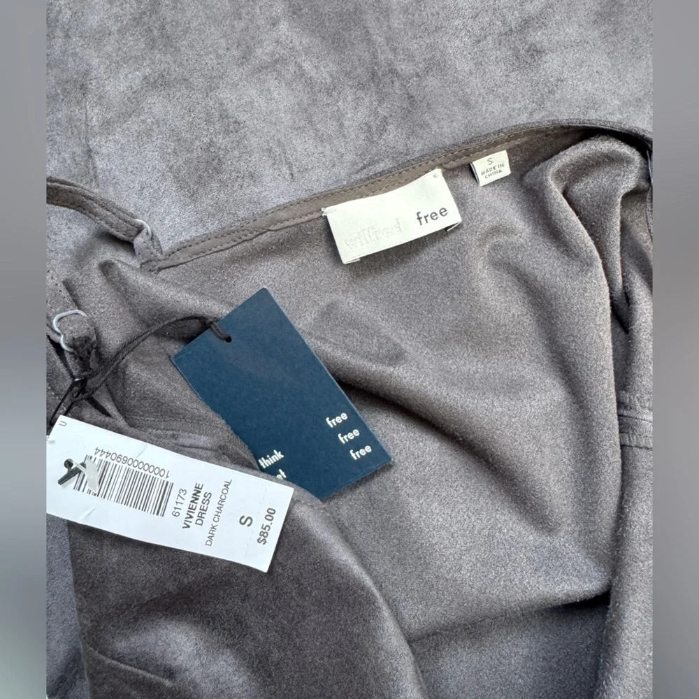 Wilfred Free People Charcoal Gray vivienne Dress - Picture 4 of 6